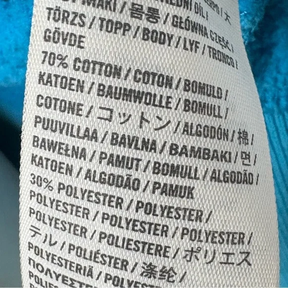 HOLLISTER California Y2K Zip Hoodie Jacket S Sky Blue - Picture 8 of 13